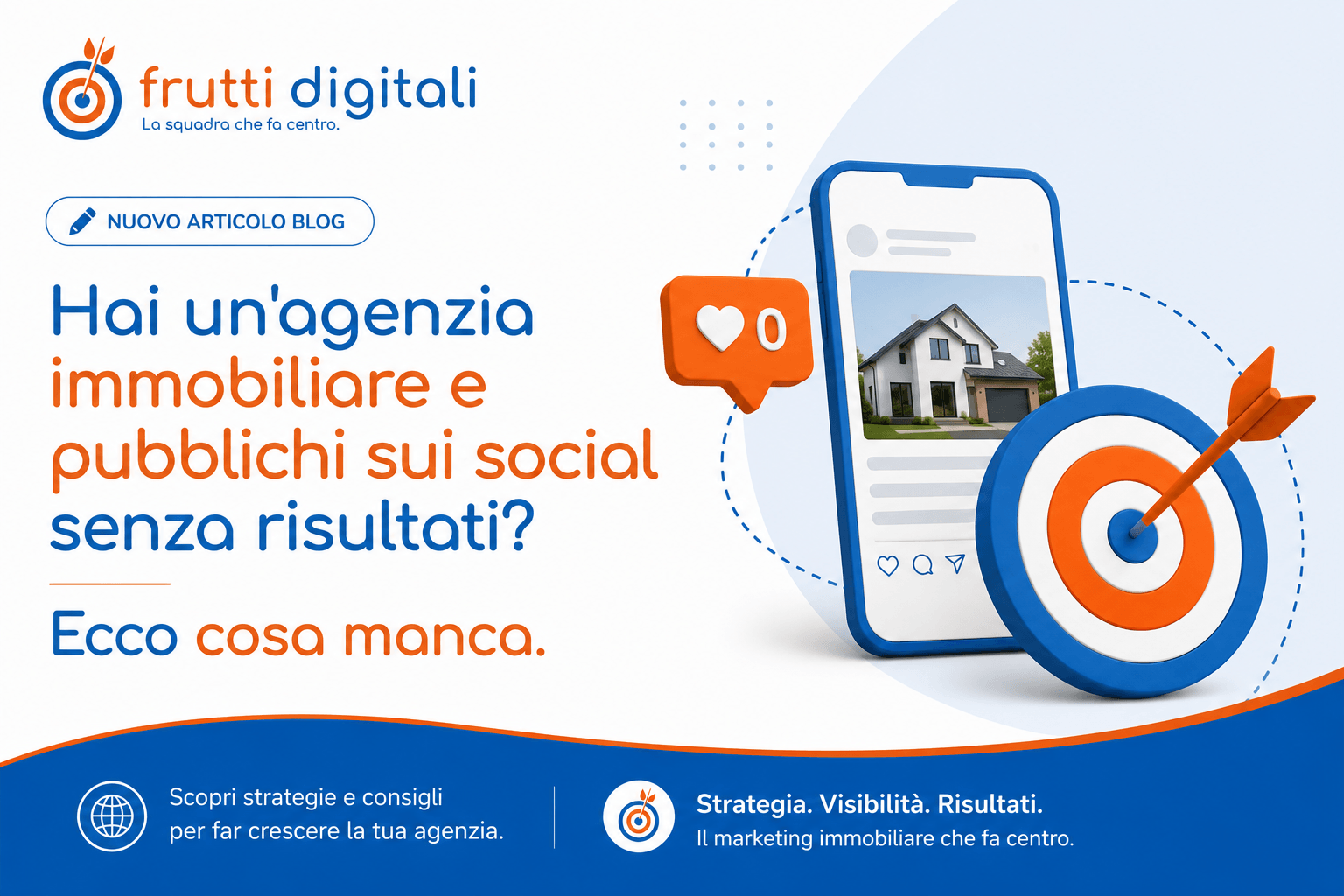 Hai un’agenzia immobiliare e pubblichi sui social senza risultati? Ecco cosa manca