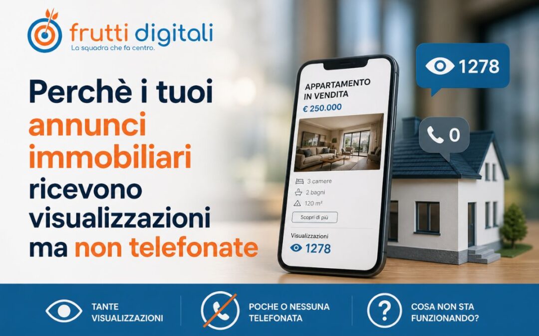 Perchè i tuoi annunci immobiliari ricevono visualizzazioni ma non telefonate