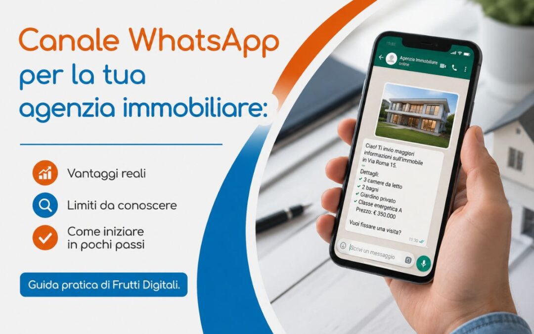 Canale WhatsApp per agenzie immobiliari: vantaggi, limiti e come iniziare