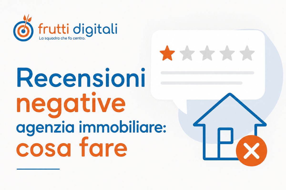Titolare di agenzia immobiliare che risponde a una recensione negativa su Google