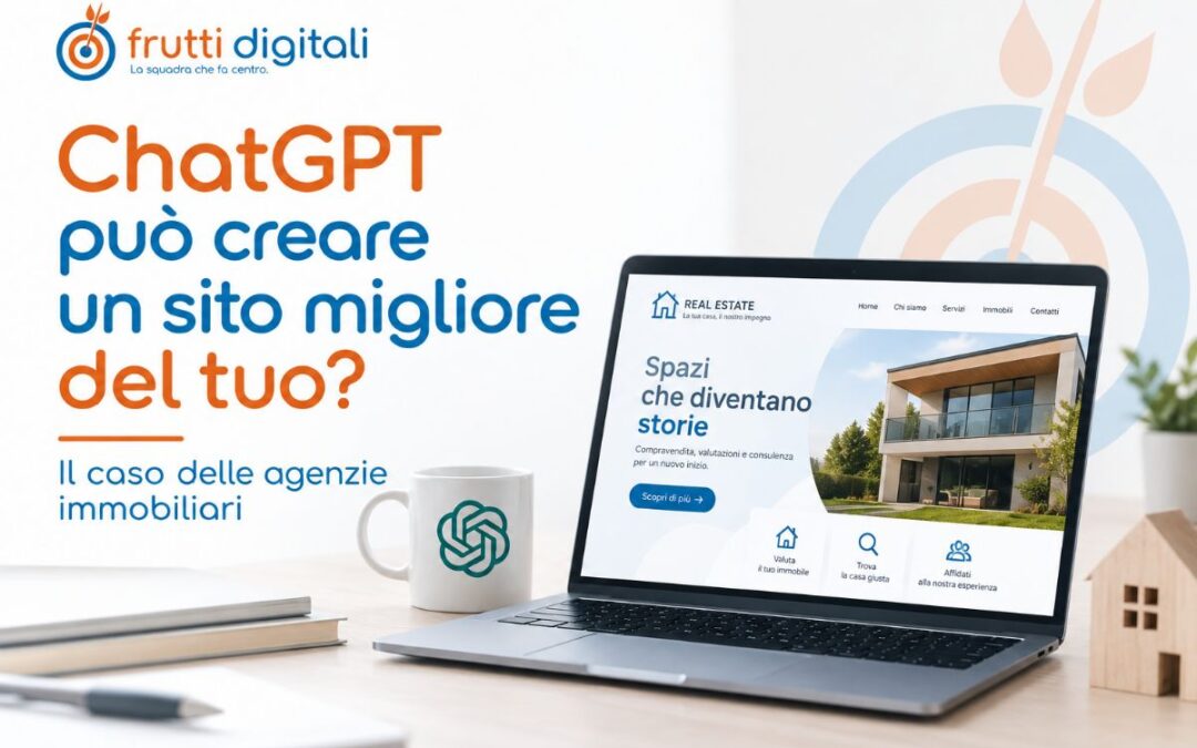 ChatGPT può creare un sito migliore del tuo? Il caso delle agenzie immobiliari